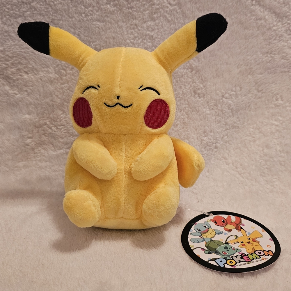 NINTENDO POKÉMON 1997 Pikachu Plush Coin Purse Keychain